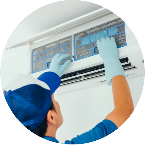 クリーニング実施