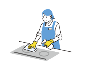 プロの清掃にお任せください！