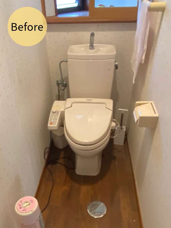 トイレリフォーム事例　Before