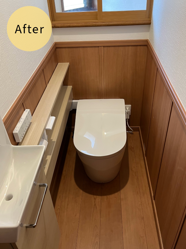 トイレリフォーム事例　After