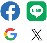 SNSアカウント等と連係して登録