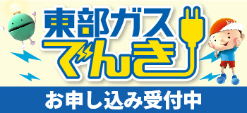 東部ガスでんきお申し込み受付中